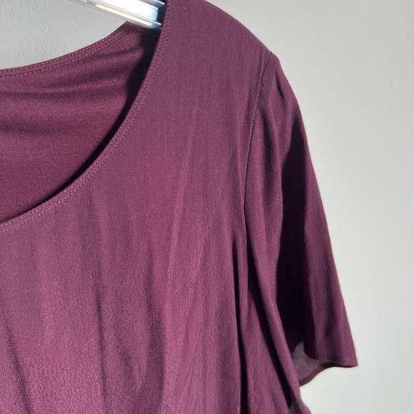 Aritzia Wilfred Women’s Free  Purple Teigen T-Shirt Shift Midi Dress Medium - Picture 11 of 11